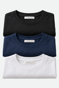3-Pack Slim Fit Short Sleeve T-Shirts