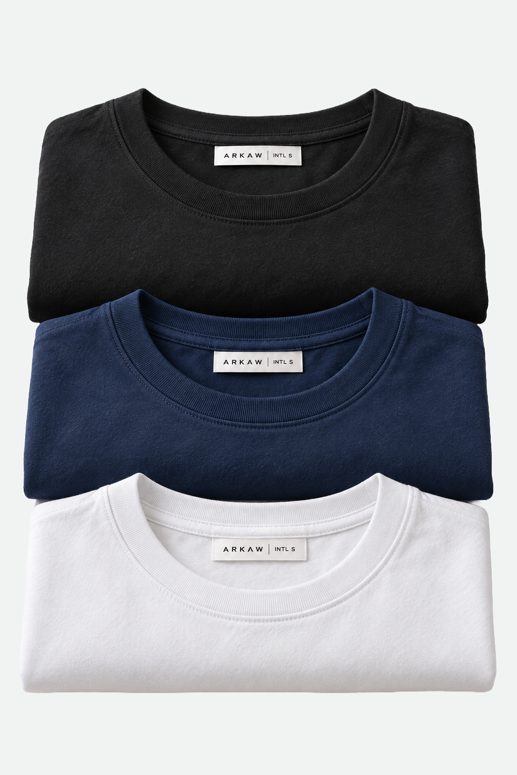 3-Pack Slim Fit Short Sleeve T-Shirts