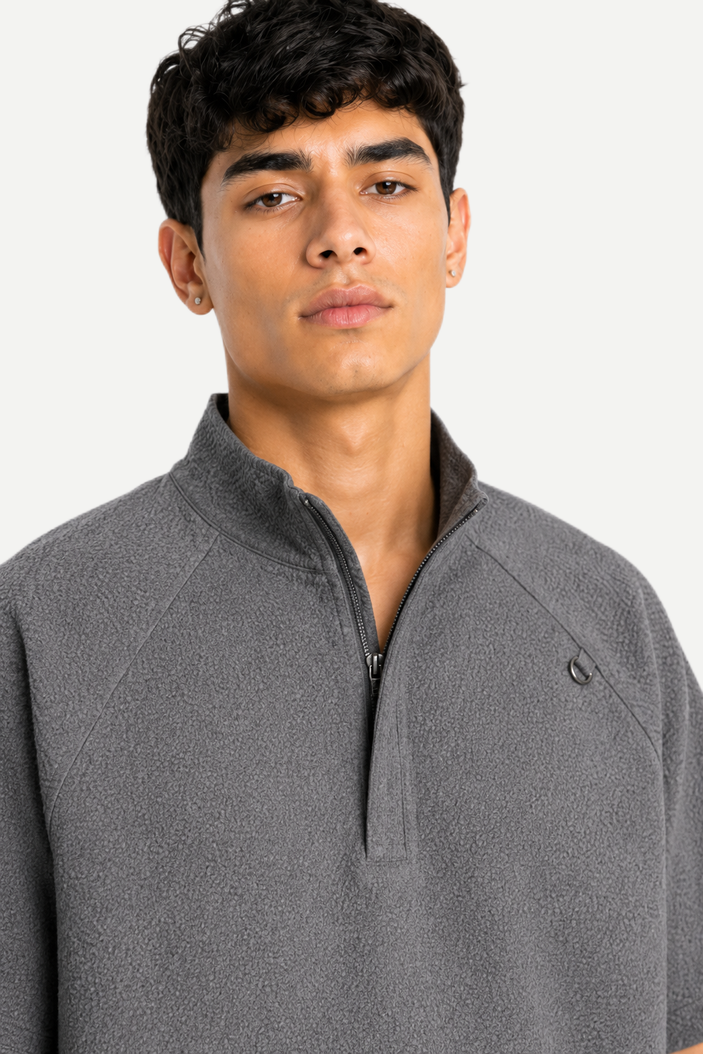 High-Neck Windbreaker Tee