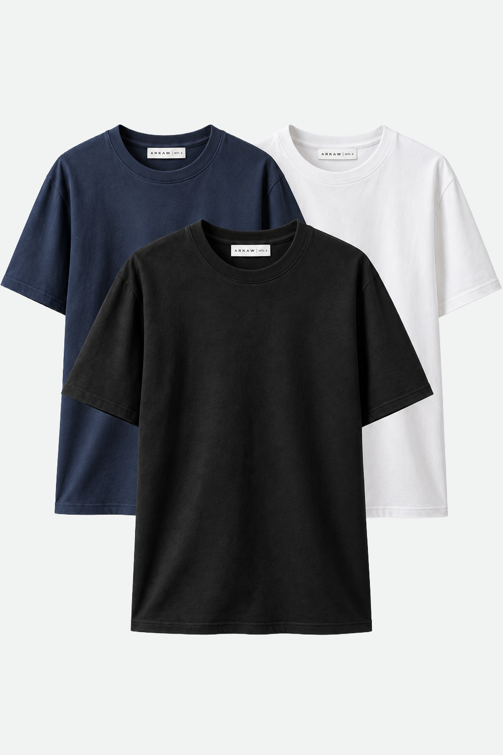 3-Pack Slim Fit Short Sleeve T-Shirts