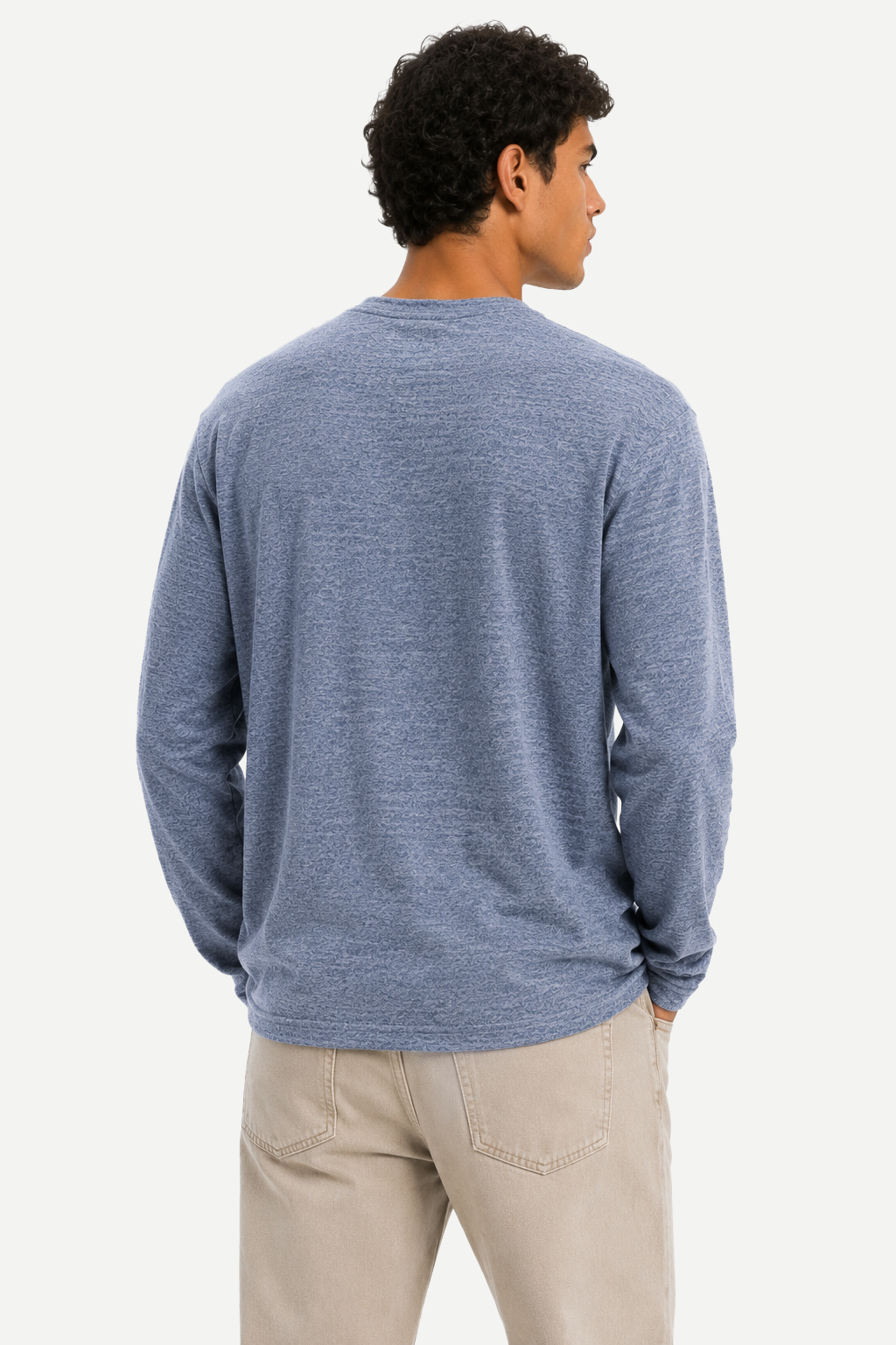 Heavyweight Textured Long Sleeve Tee