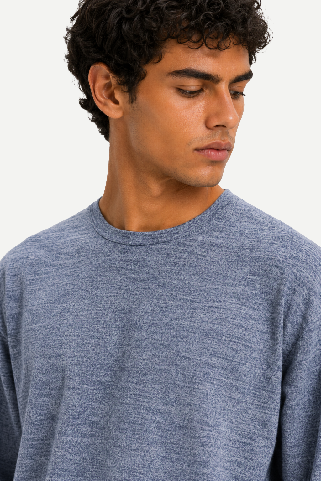 Heavyweight Textured Long Sleeve Tee