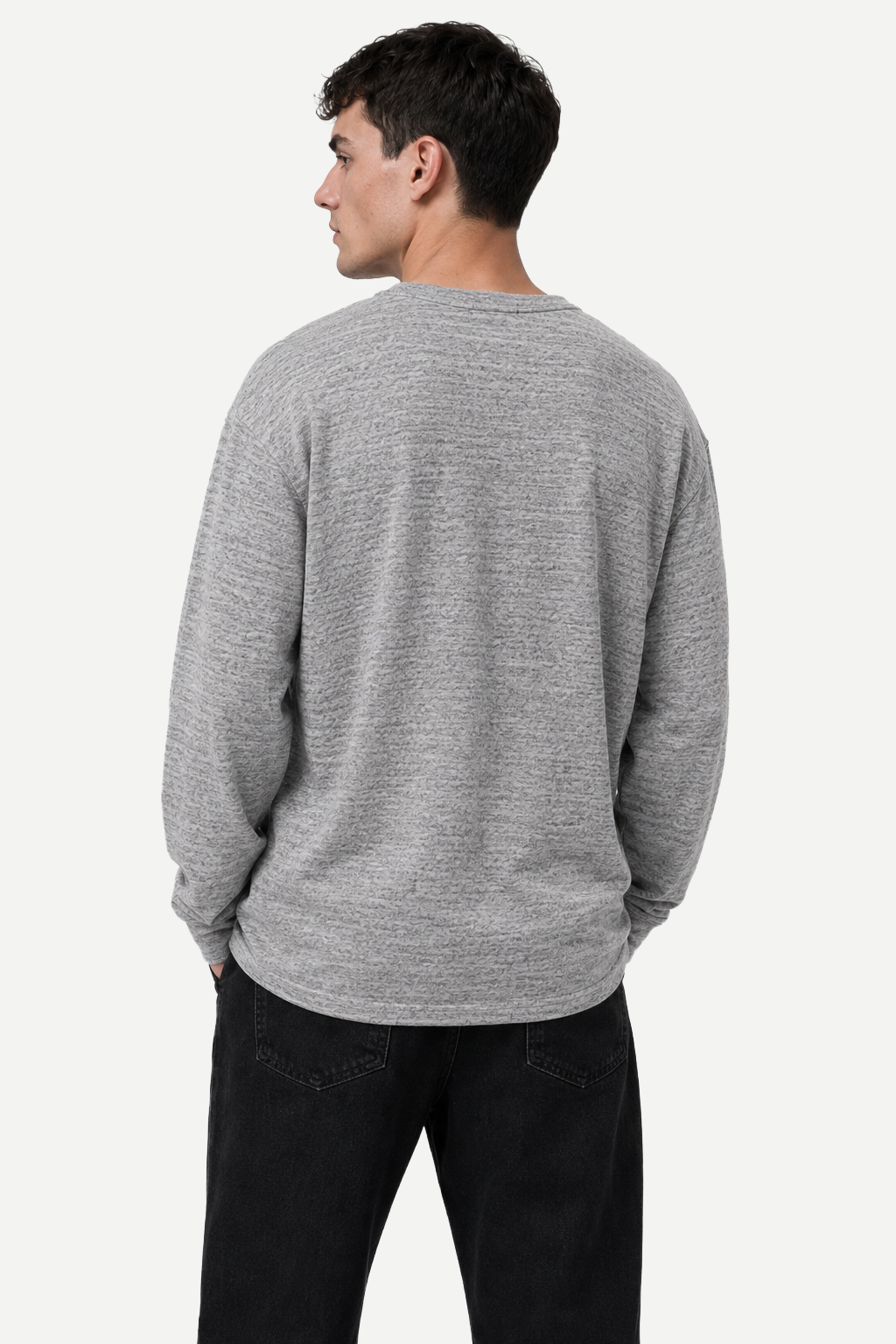 Heavyweight Textured Long Sleeve Tee