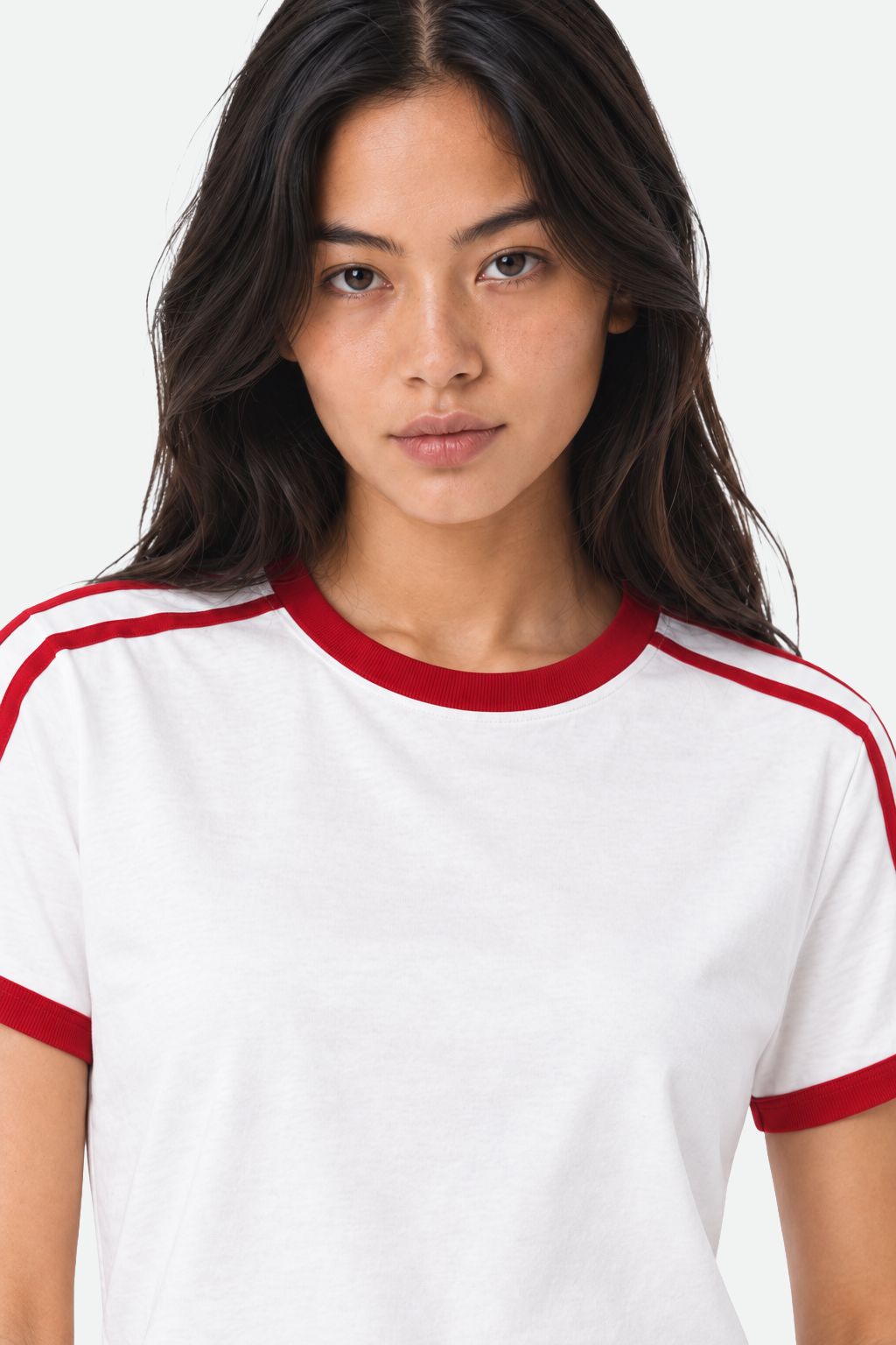 Three-Stripe Cropped Tee